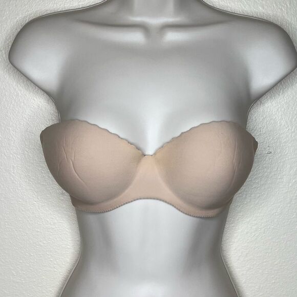 Victorias Secret Angels Secret Embrace Nude Strapless Bra Size 34C NO STRAPS - Picture 13 of 13